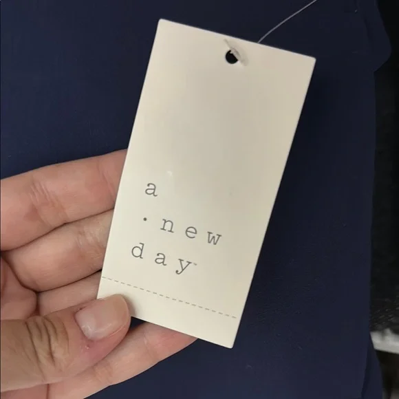 A New Day High Waist Blue Shorts - Picture 3 of 4